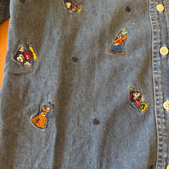 Vintage Disney Embroidered Button Up Shirt - Picture 3 of 3